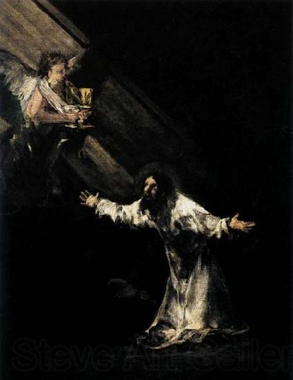 Francisco de goya y Lucientes Christ on the Mount of Olives Spain oil painting art